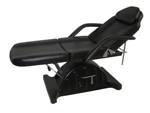 Black Hydraulic Facial Bed Massage Table Tattoo Salon Chair