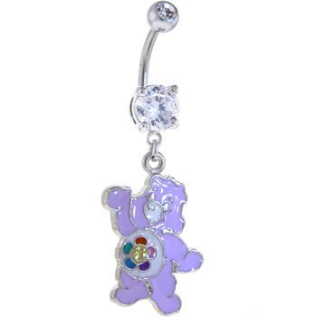 Body Candy CARE BEARS Harmony Bear Belly Ring 
