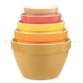 Melamine 5 Piece Mixing Bowl Set by Melamine