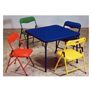 Children's Folding Table & Chairs Furniture Set