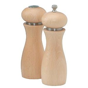 Chef Specialties 06600 6.5 inch - 17cm Aspen - Natural Pepper Mill Salt Shaker... by Chef Specialties