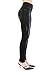 VIRGIN ONLY Women's Denim Jeans Printed Waist Band Seamless Leggings (62 Black, One Size)