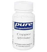 Copper (glycinate) 2 mg 60 Vegetarian Capsules by Pure Encapsulations