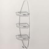(CB9902) Three Shelf Corner Caddy - Chrome