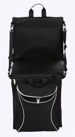 2-in-1 Stadium Seat & Cooler Converts from Backpack to Seat - Black reviews