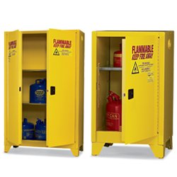 Eagle 1962LEGS Tower Safety Cabinet for Flammable Liquids, 2 Door Manual Close, 60 gallon, 69 Eagle 1962LEGS Tower Safety Cabinet for Flammable Liquids, 2 Door Manual Close, 60 gallon, 69