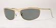 Ray-Ban RB 3119-001 OLYMPIAN Arista Metal-Frame Sunglasses- 59mm