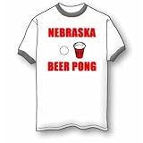 Nebraska Beer Pong Ringer T-Shirt