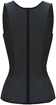 Canel Womens Classic 3 Hooks Firm Compression Latex Waist Cincher (L Size for Waist 27"-30", Black)