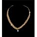 Woven Wire 18 Inch Pearl Drop Necklace Jewelry Kits - 1PK/Gold