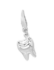 Sterling Silver TOOTH Charm