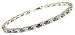 Silver Amethyst and Cubic Zirconia Bracelet