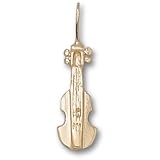 Buy Cello Charm Pendant -14K 10K, Stainless Steel or Gold Plated