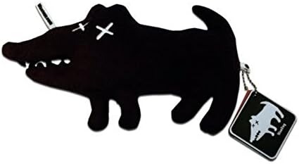 Waodog BLACK Mini Plush Designer Figure Keychain Waotoyz Ultra Limited