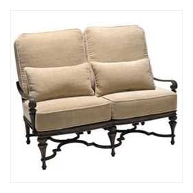 Madrid Loveseat - Aluminum Patio Furniture by Landgrave