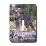 Dogs Schnauzer - Schnauzer - Light Switch Covers - single toggle switch