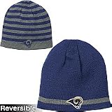 St. Louis Rams Cuffless Reversible Knit Hat By Reebok