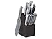 Oster 70561.14 Baldwyn 14-Piece Cutlery Block Set, Brushed Satin
