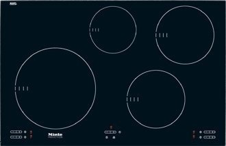 Miele : KM5753 30 Touch Control Induction Cooktop - Black