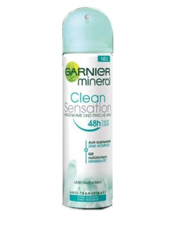 Garnier Mineral Woman Clean Sensation Deo Spray, 150ml