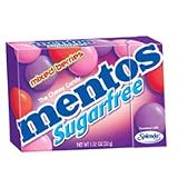 Mentos Sugar Free Chewy Candy with Mixed Berries - 12 Ct