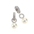 Zeeme Perles - 358210072 - Boucles d'Oreilles Femme - Argent fin 925/1000