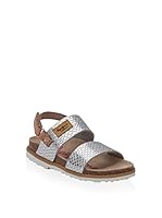 Pepe Jeans Sandalias planas Minibio Metal (Gris)