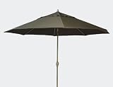 Sun Comfort 50601300541096 Easy Turn Sonnenschirm Ø 300 cm, mocca / champ