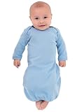 American Apparel Infant Baby Rib Long Sleeve Gown