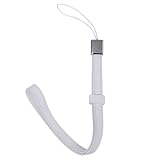 Premium Genuine Leather Wrist Strap for Nintendo Wii Remote Control (Premium Genuine Leather) Color - White
