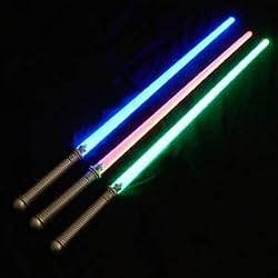 Light Up Laser Lightsaber Sabre Sword 29" (3 PACK)