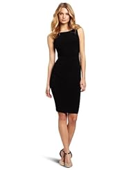 Sleeveless Bateau Neck Shirred Polyester/Spandex Bodycon Dress 