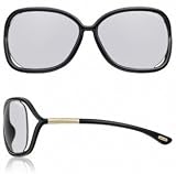 TOM FORD RAQUEL TF76 B5 BLACK FRAME SMOKE LENS SUNGLASSES.