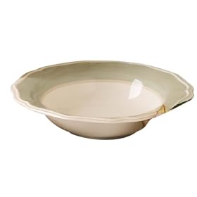 Lenox Accoutrements Charlotte Green Soup Pasta Bowl by Lenox
