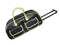 CRICUT Rolling Tote Bag for EXPRESSION! Leather BLACK/GREEN,LIMITED Edition