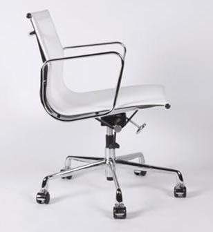 Aluminum Mesh Management Chair - White