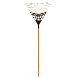 Corona 20in Steel and Poly Lawn Rake with Wood Handle (RK19001)