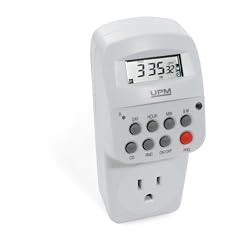 Indoor Electronic Programmable Plug-In Timer with Front LCD (High Wattage)