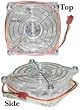 Crystal Neon Case Fan