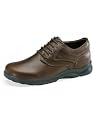 Mens Aetrex Brown Leather Orthopedic Shoe (Reduced Clearance)