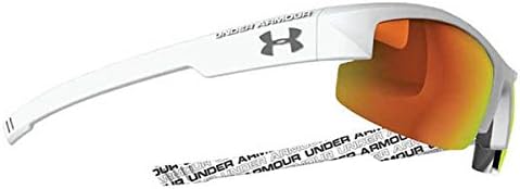 Under Armour 8600048-108841 UA Youth Nitro L, White w/Gray, Gray w/Orange ML