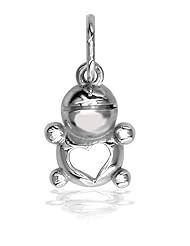 Small Baby Boy Charm in Sterling Silver