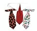 Dog Ties - Interchangeable Holiday Pet Tie and Collar Set - X-Large (XL)