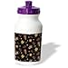 Lee Hiller Designs Holidays Christmas - Colorful Christmas Gifts Packages on Black - Water Bottles