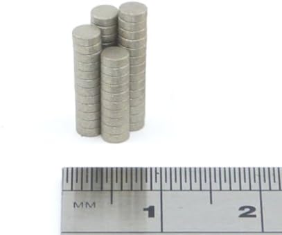 Tiny Disc Magnets 1/8" x 1/32" Hobbies Crafts Neodymium Rare Earth (pack of 55)