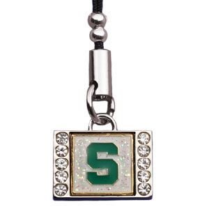 Michigan State Spartans Cell Phone Charm
