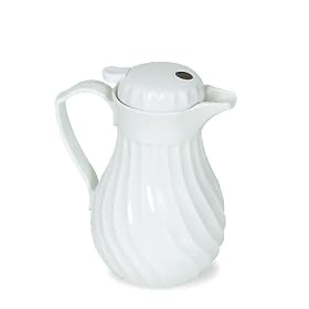 Hormel(R) Swirl Design Carafe, 40 Oz., White