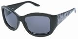 Ladies Tiger Stripes Fashion Sunglasses with Full Tinted Lens