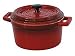 Staub Red Round Mini Dutch Oven Set of 2