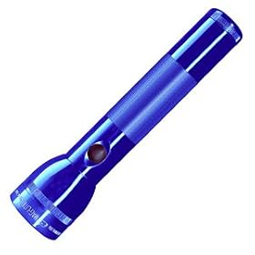 MAGLITE ST2D116 2-D Cell LED Flashlight, Blue